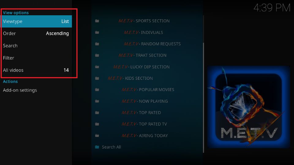 addon metv