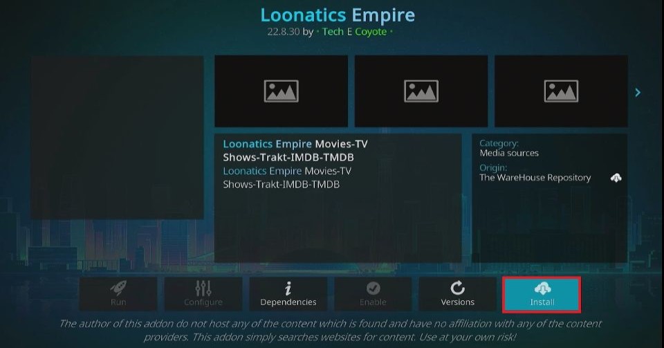 Install-LooNatics-Empire-Kodi-Addon