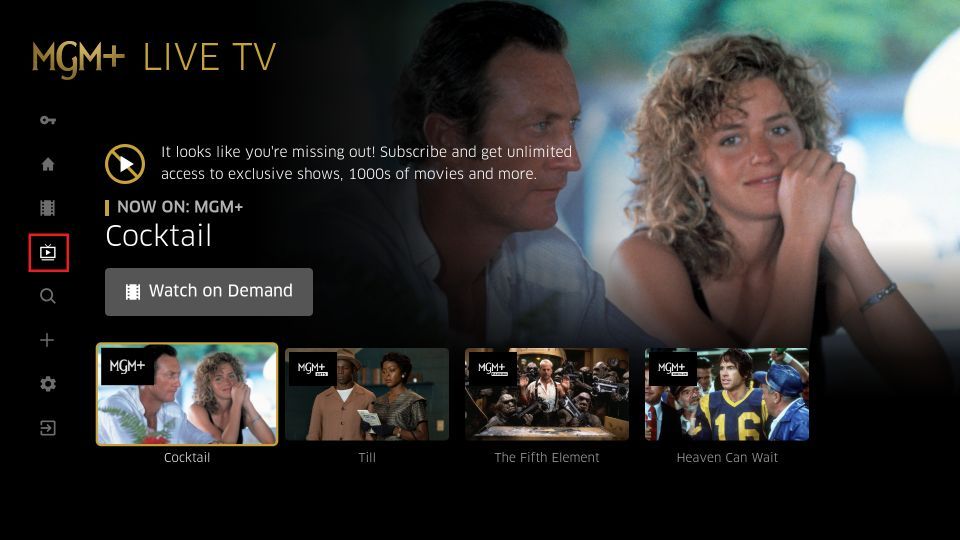 select live tv