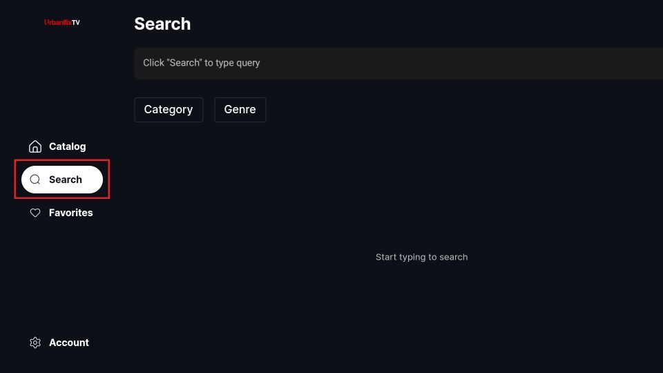 click on search icon