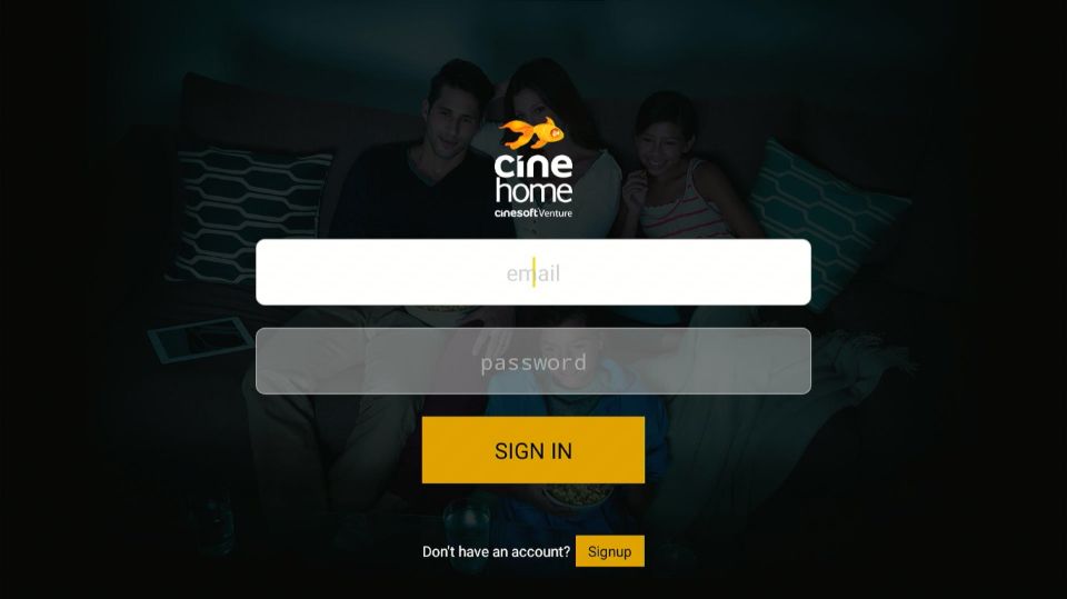 cine home app 