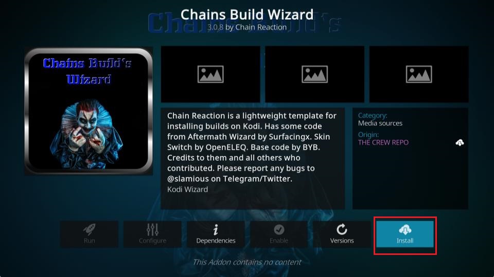 install-chains-build-wizard