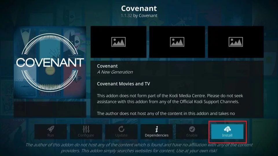 install covenant