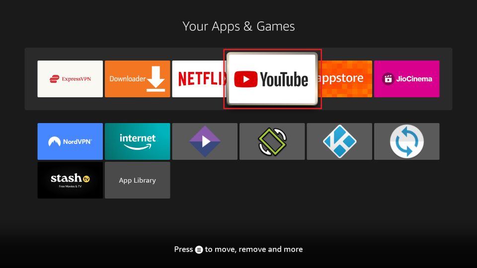 select youtube
