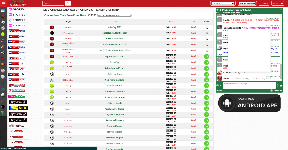 streaming sports sites
