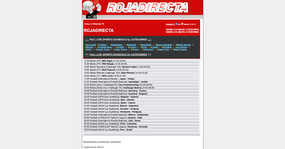 streaming sites sports