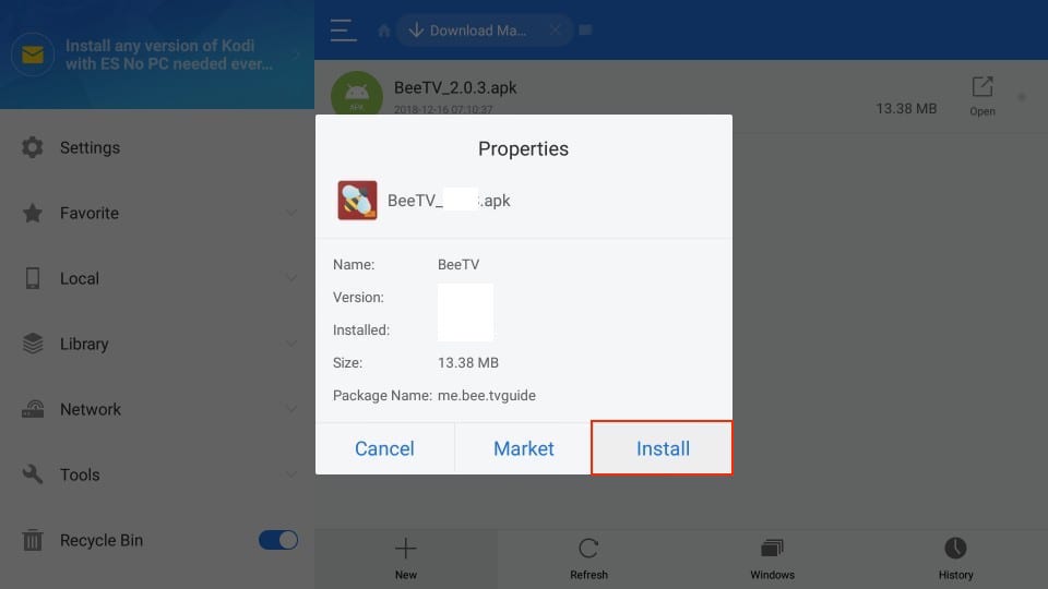 how to download beetv on firestick