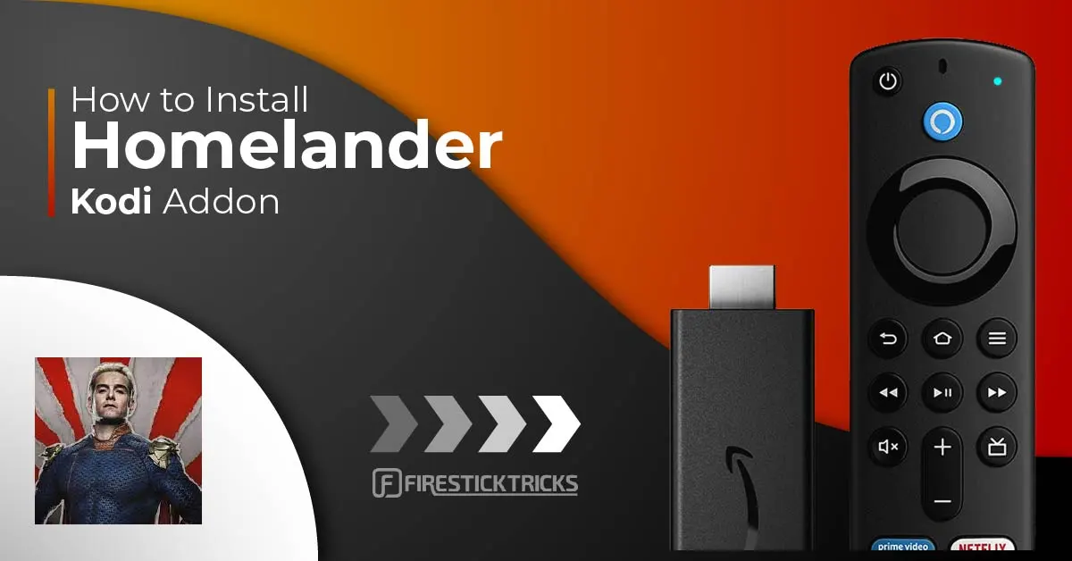 How to Install Homelander Kodi Addon