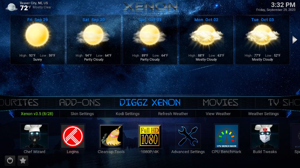 Kodi Build Diggz Xenon 