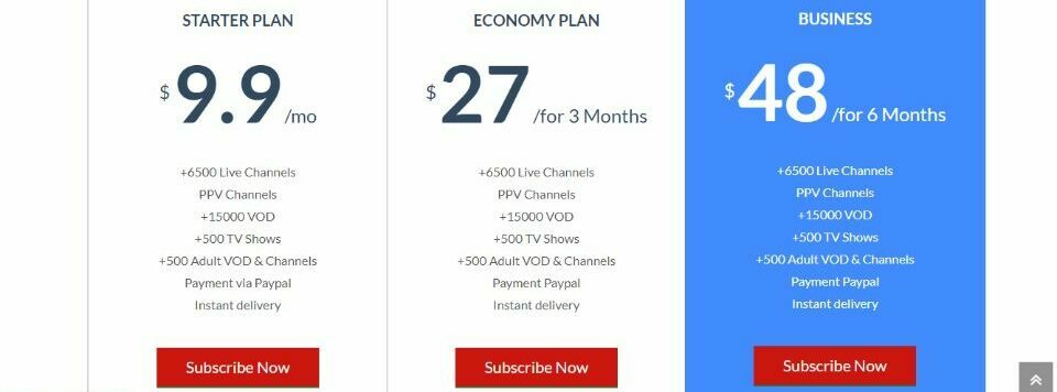 Shack TV IPTV Plans and Pricing