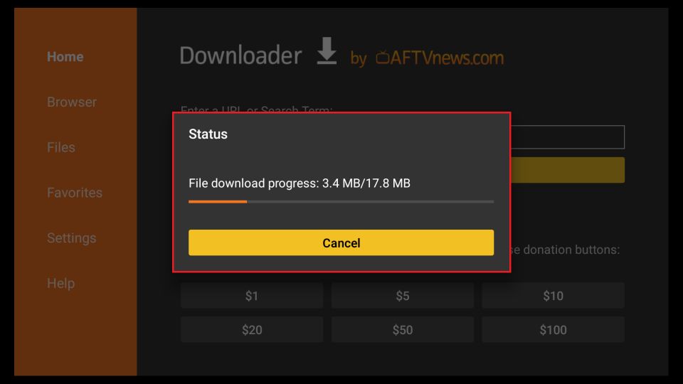 downloading hb player apk files