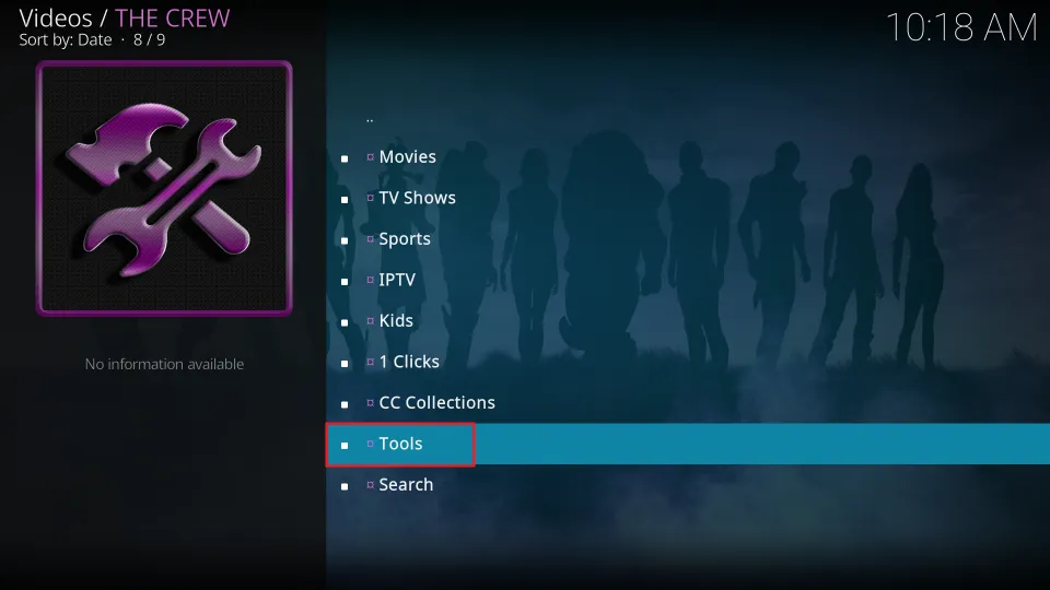 Click Tools