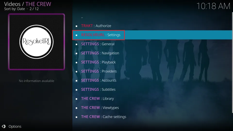 Click ResolveURL