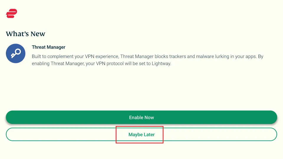 activate Threat Manager