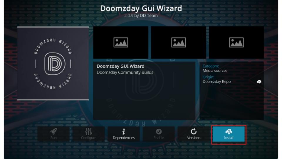 install-doomzday-gui