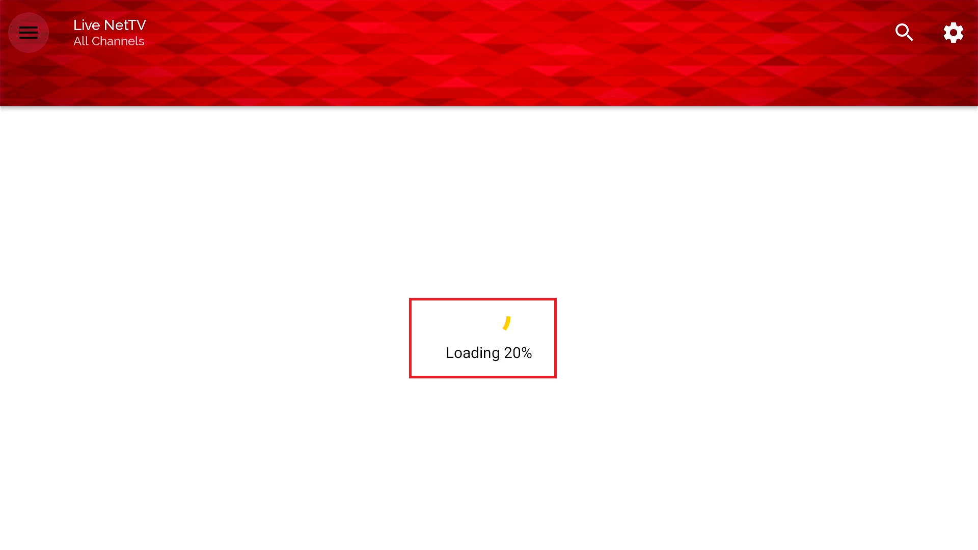the app to load