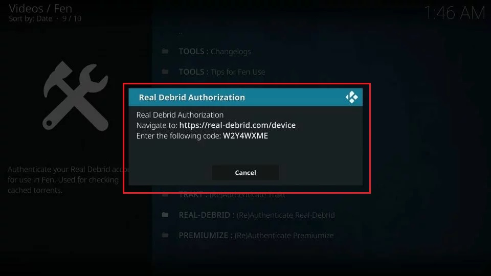 how to install fen kodi addon