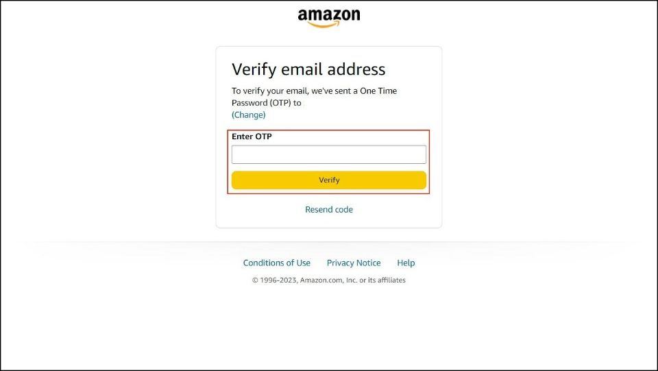 verify email address