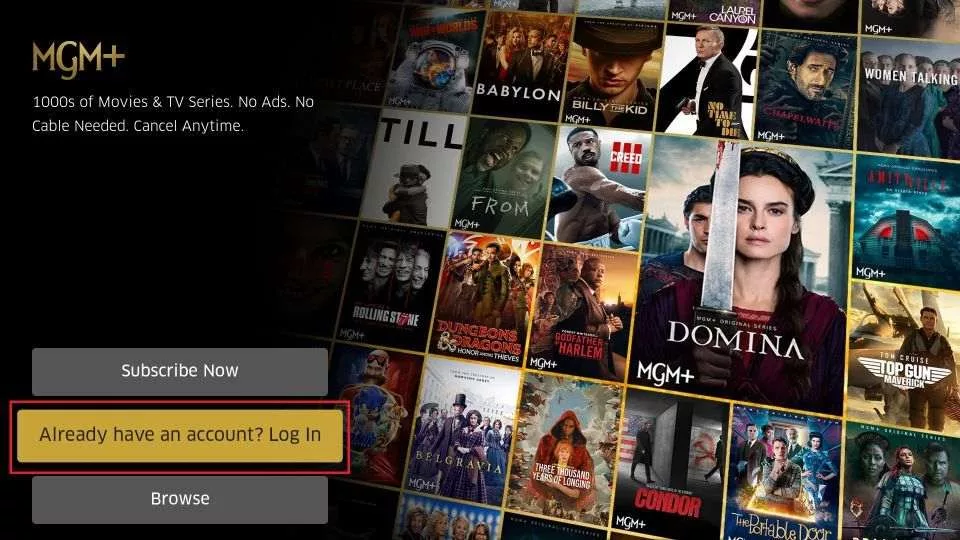 mgm plus amazon