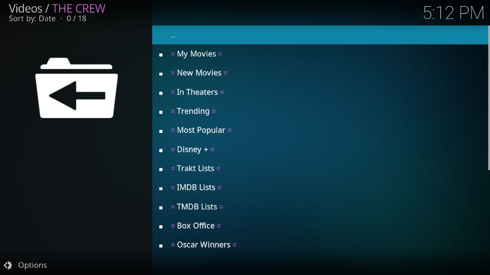 crew subcategories