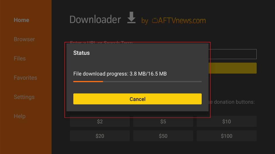 downloading rapid streamz apk