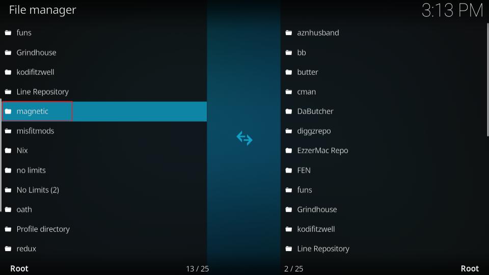 file manager-magnetic