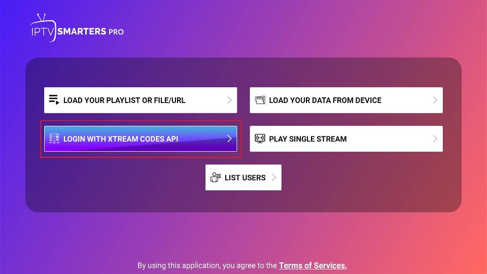 login with xtreme codes