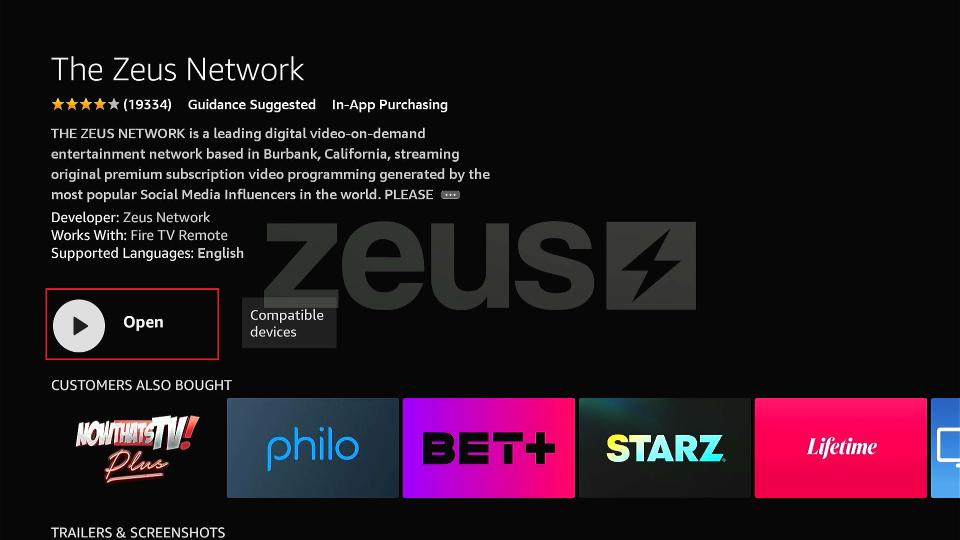 open zeus network