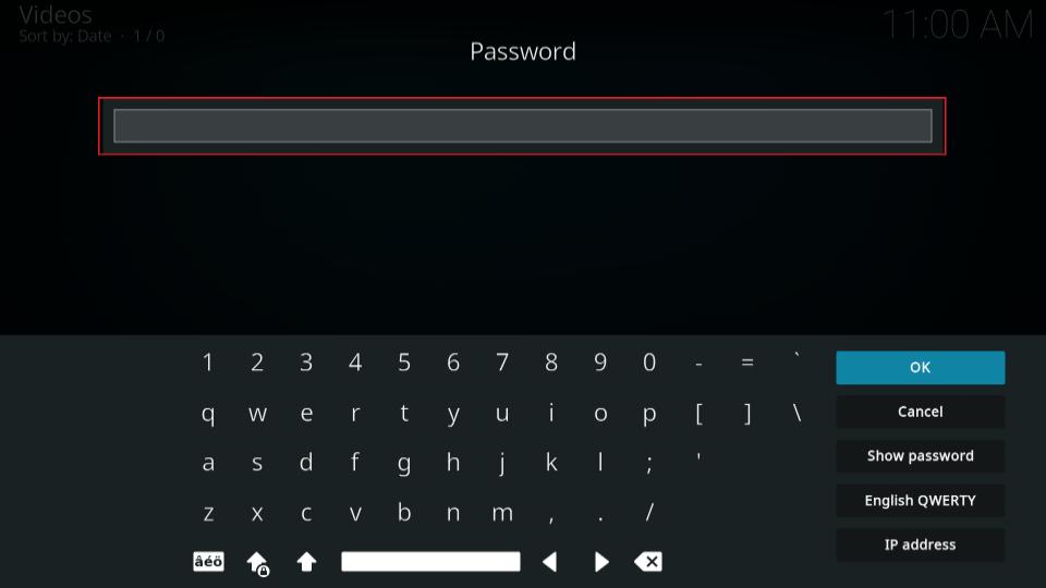 password