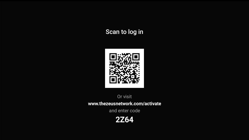 scan bar code to log in