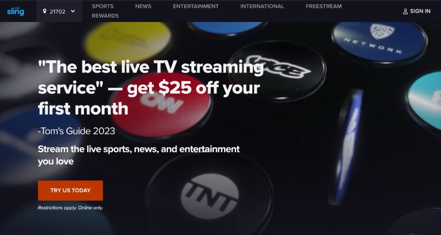 Stream Paris Olympics on Sling TV