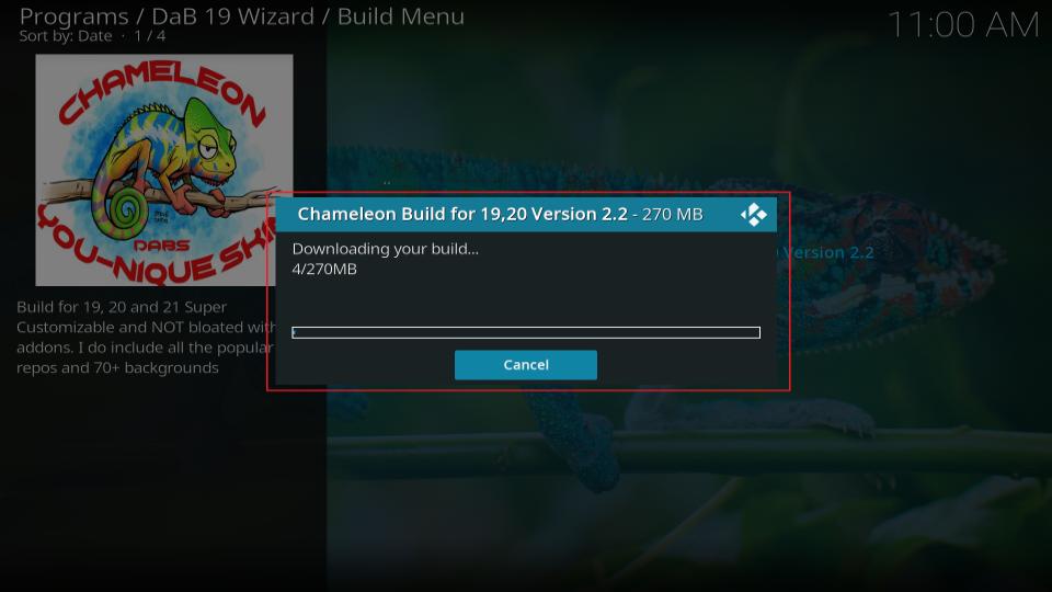 build downloading process