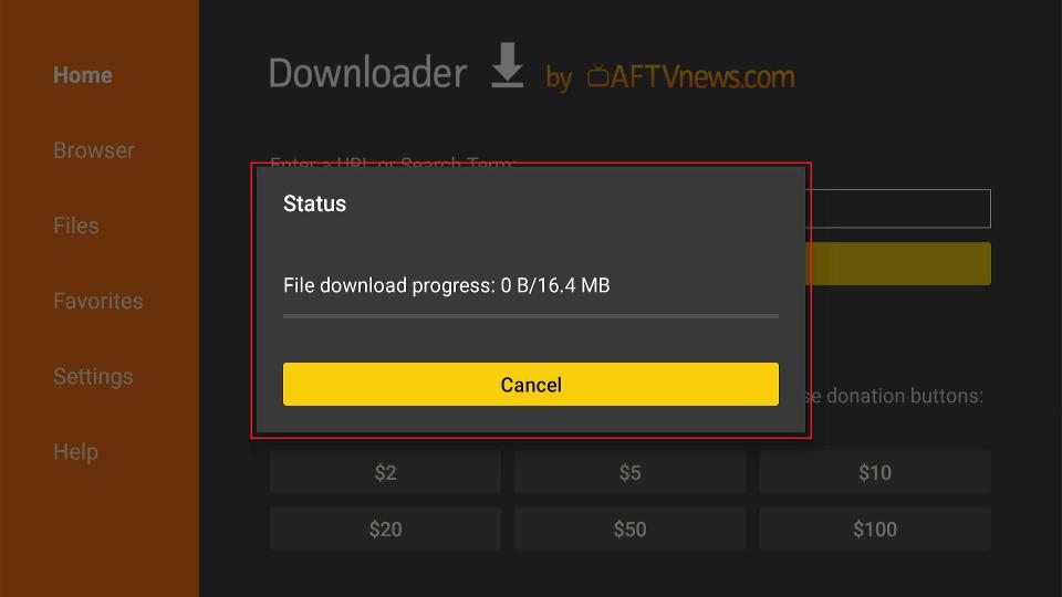 downloading distro tv processing