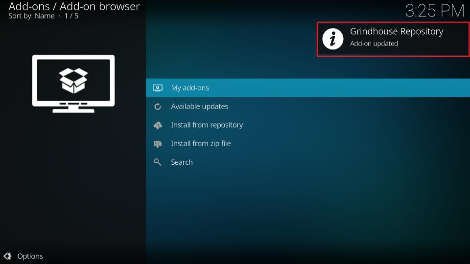 grindhouse repo addon installed
