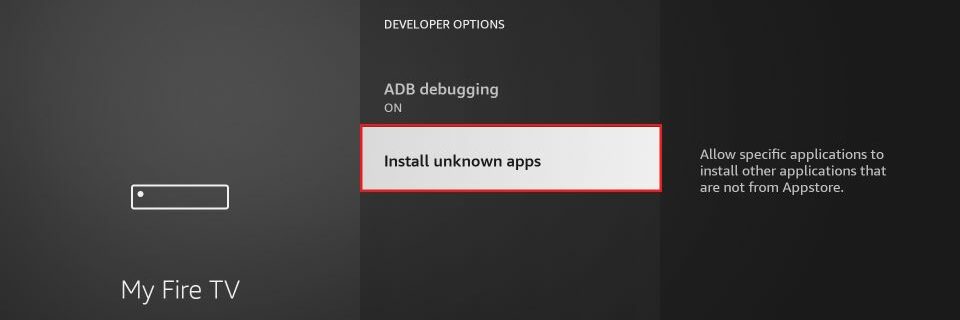 install unknown apps