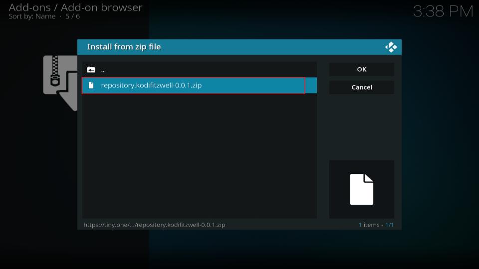 kodiftzwell zip file