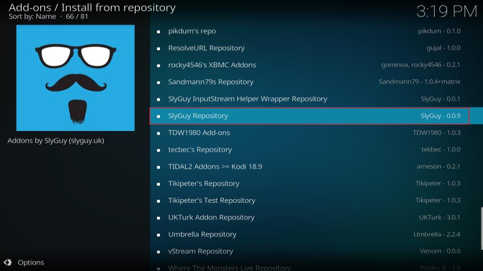 select slyguy repository