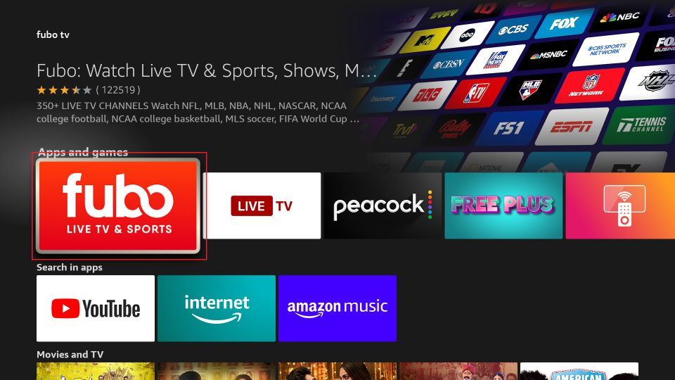 Fubotv firestick online
