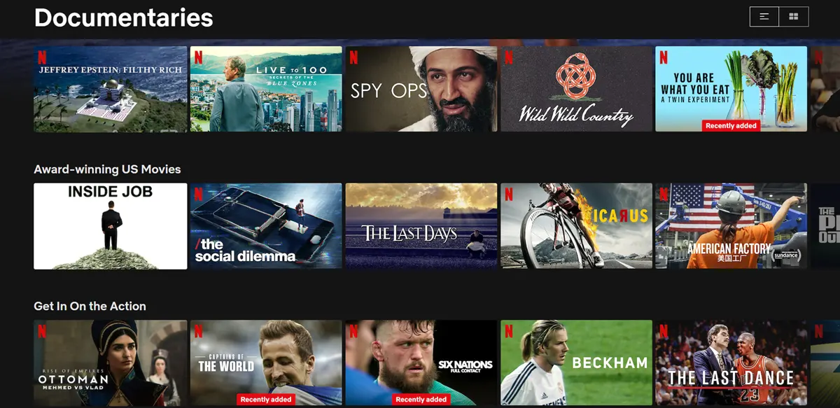 documentaries