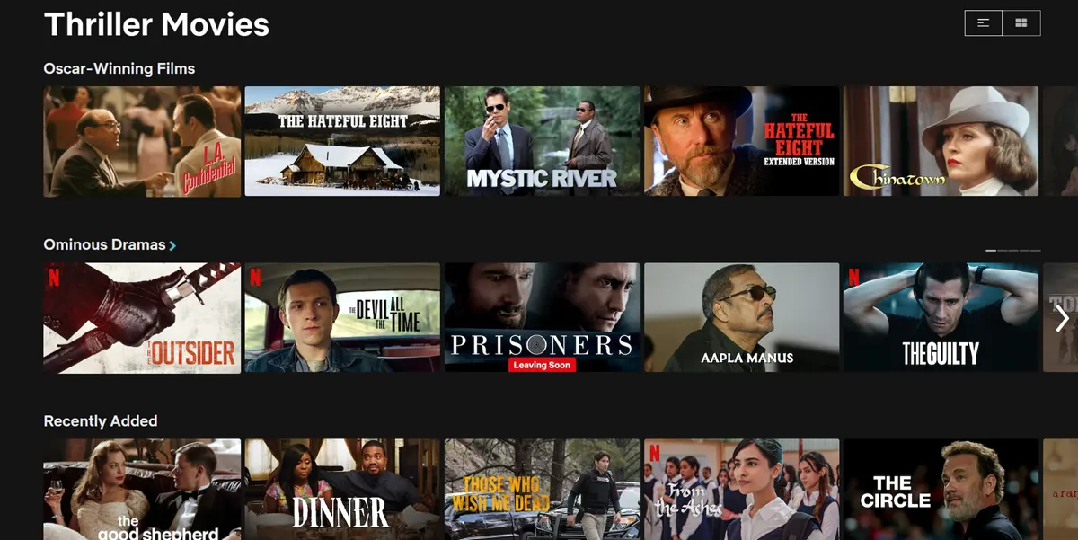 thrillers