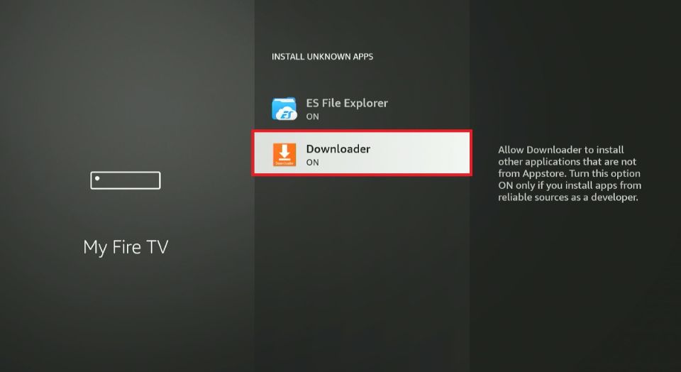 install unknown apps