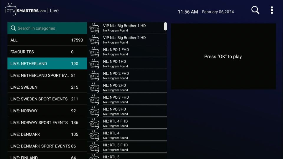 live tv channels