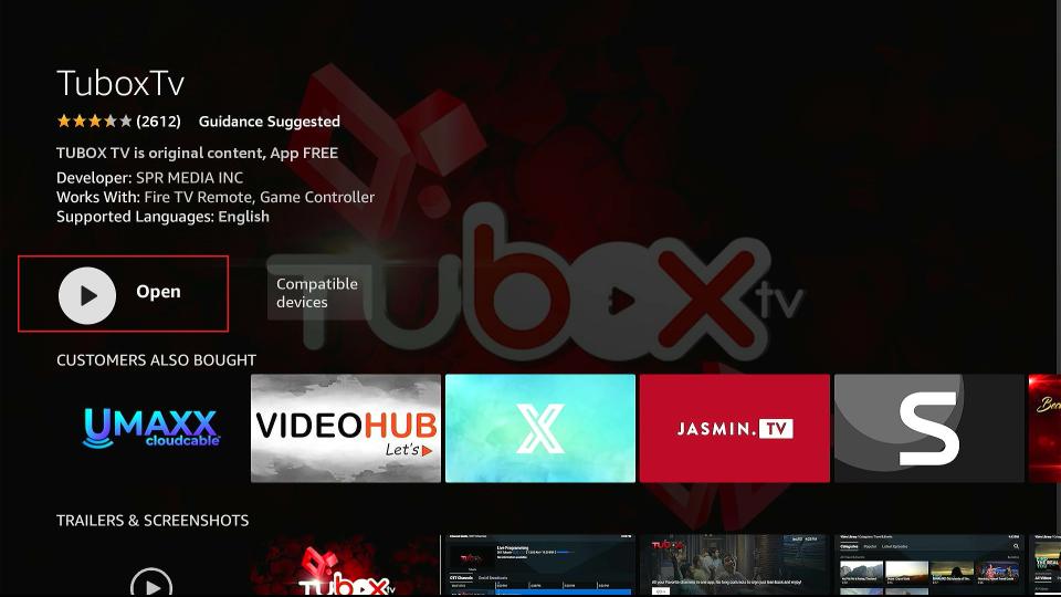 open tubox tv