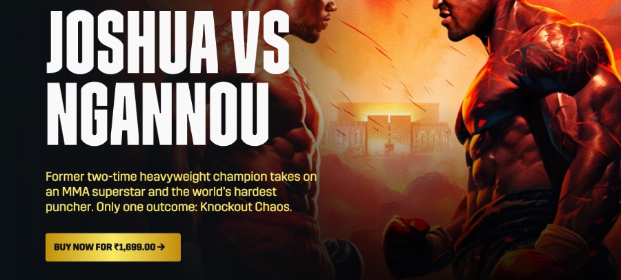 ngannou vs joshua fight streaming online