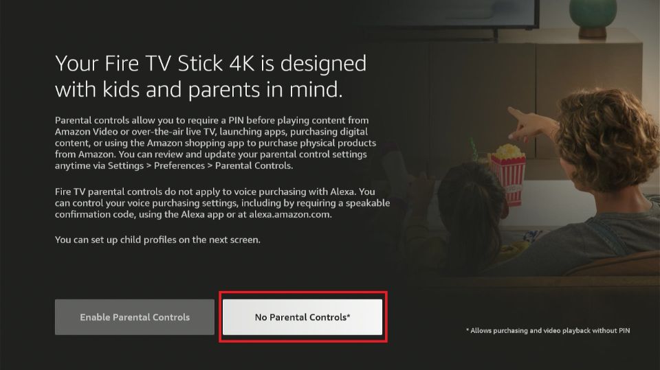 fire stick tv set up