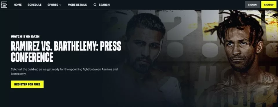 watch Ramirez vs. Barthelemy without cable