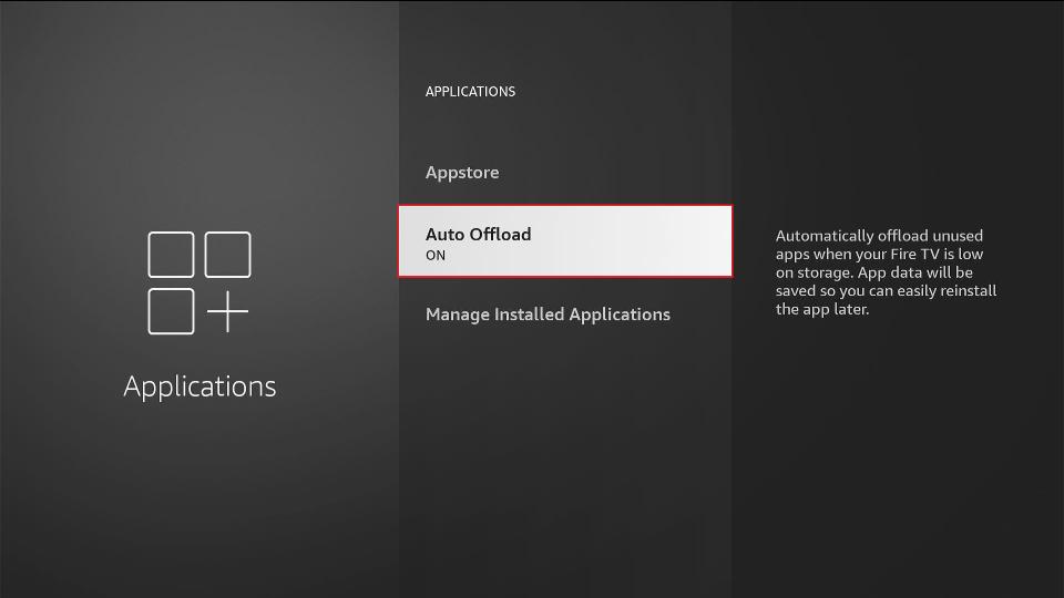 auto offload on