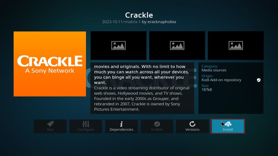 install crackle