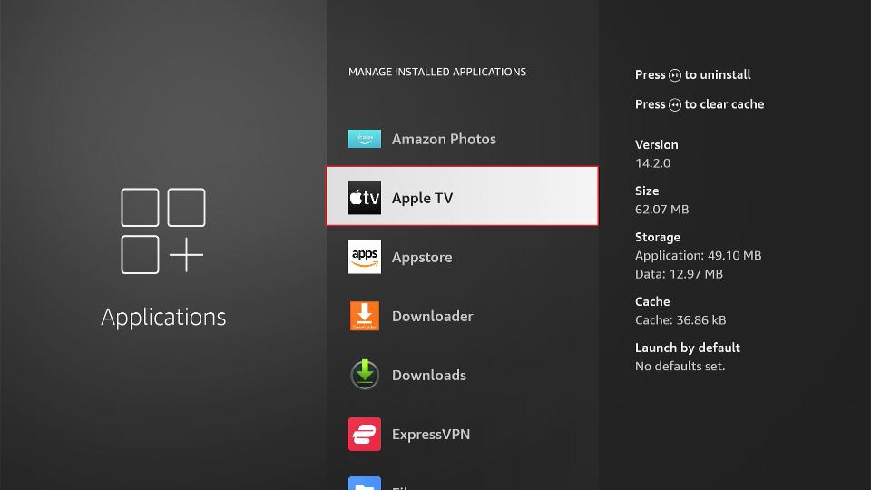 select app