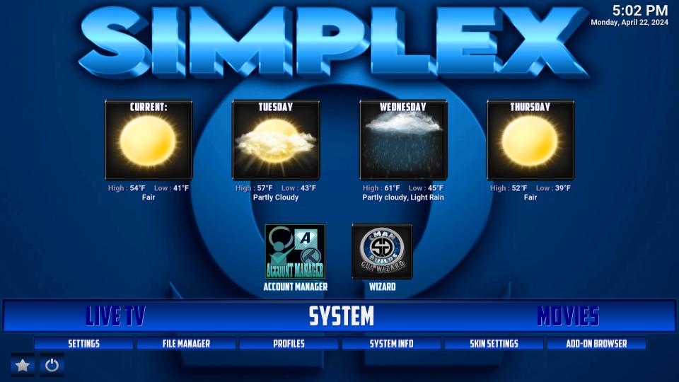 simplex interface